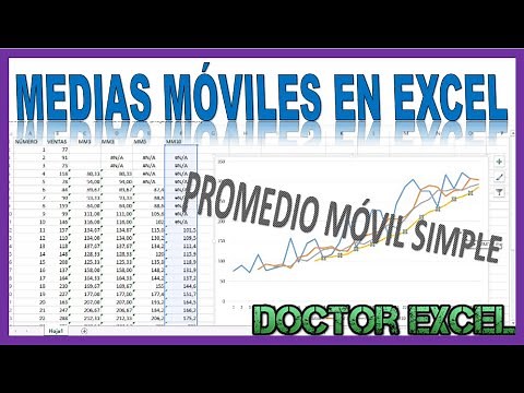 💹 Cómo calcular la media móvil en Excel 🍎 [MEDIA MÓVIL EXCEL] [MEDIA MÓVIL SIMPLE]