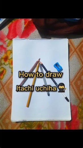 How to draw itachi uchiha #drawing #shorts #song