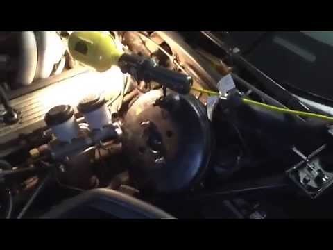 How to remove replace install Chevrolet Chevy Corvette C4 C-4 power brake booster