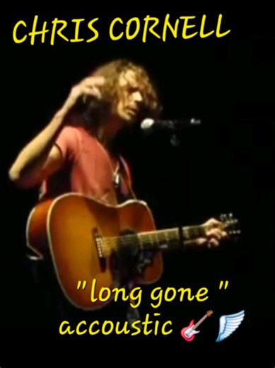 FINALLY... i dont think ive ever heard this song done Accoustic by Chris only?.. Went on a mission & found it..here's a short clip FULL REEL If you want it..🙏❤️✨️🎸🪽💫 Chris Cornell performing Long Gone [acoustic] @ Webster Hall, NYC on April 7th, 2009. #Chriscornell #longgone #screamalbum