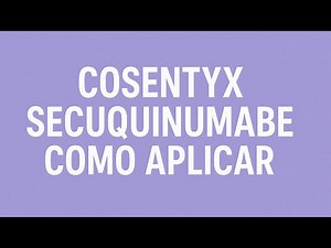 Cosentyx (Secukinumab): how to apply and important information!