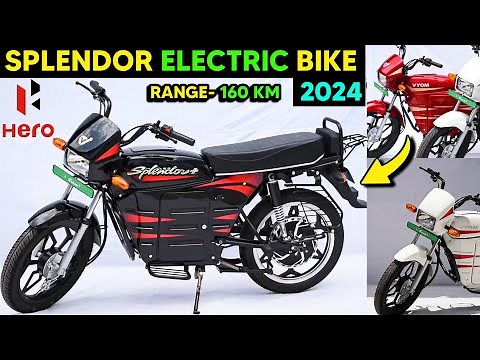 Electric Splendor Bike | Electric Bike 2024 | Hero Splendor Electric Bike