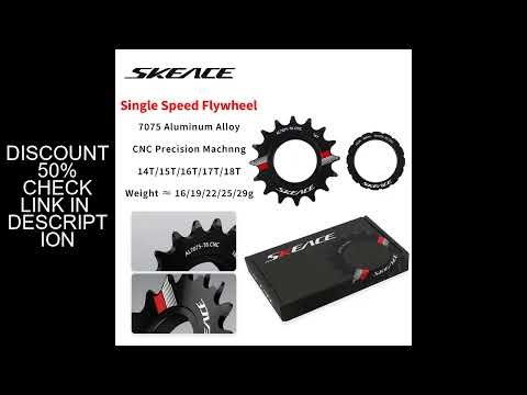 SKEACE Fixed Gear Bicycle 13T 14T 15T 16T 17T 18T Cycling Cog Fixie Track BIKE Single Speed Flywhee