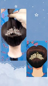 Very Easy Bun Hairstyle idea🩷 #hairideas #hairtutorial #hairtrends #hairstyles | Veeleehair