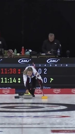 79K views · 1K reactions | Homan answers back in style, navigating the port for 2 and a 4–3 lead at the AMJ Masters. Watch now live on Sportsnet and RockChannel.com (outside of Canada!). | Grand Slam of Curling | Facebook