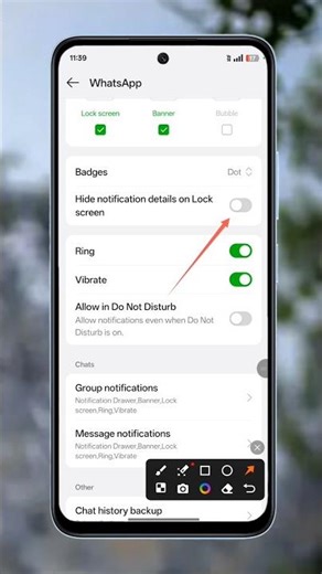 Hide Notification Details On Lock Screen | hide notifications on lock screen android #shorts