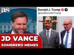 JD VANCE jokes SOMBRERO MEMES will stop if Government reopens