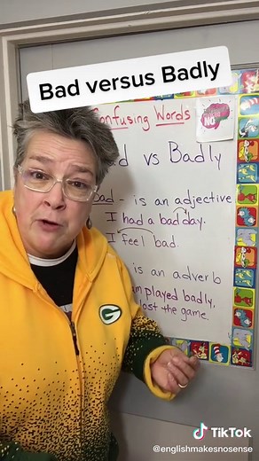 Bad vs Badly: Understanding Grammar and Parts of Speech