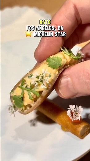 MICHELIN STAR SNACKS AT KATO in Los Angeles California