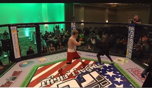 Down but not out! This boxing match continued for all three action-packed rounds! | Impact Fight League