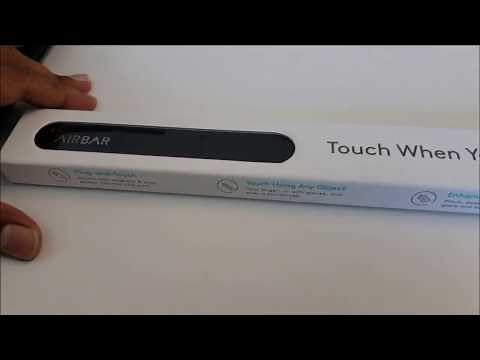 How to turn a non touch laptop into touchscreen Neonode Airbar