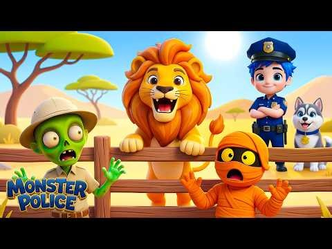 Respect the Zoo Animals! 🦁🚨 | Monster Police | Children's Songs