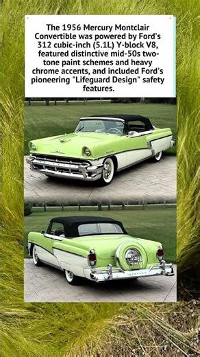 1956 Mercury Montclair Convertible: 50s Luxury 🚗 #1956Mercury #ClassicCars #VintageCars