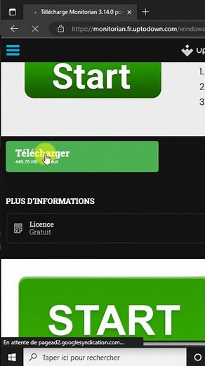 Ajuster la Luminosité Ecran dans la Barre des Tâches WINDOWS 10 #shorts
