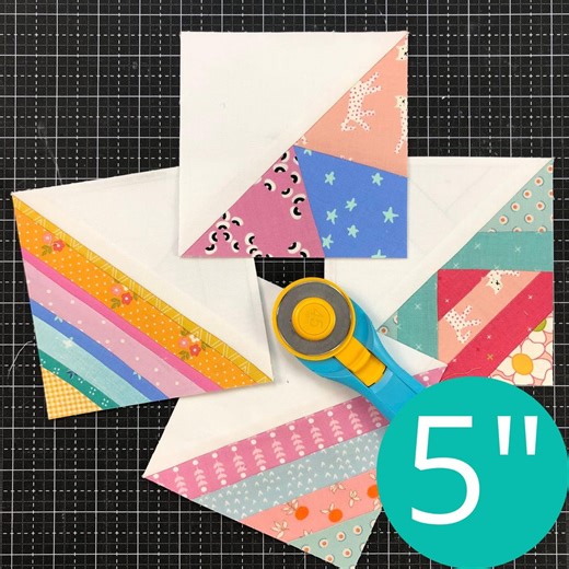PDF | 5" Scrappy Triangle Quilt Block Foundations | 50 Different Designs Included | Half-square Triangle Quilt Block Pattern - Etsy Australia