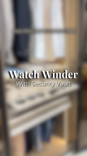 9.1K views · 961 reactions | Discover the ultimate dream watch winder with integrated security vault – protect, showcase, and power your luxury timepieces in style! (Watch winder, security vault, automatic watch, leather watch winder, luxury watches, interior designer, interior designing, ocel, ocelasia, decor fabricage, decor and fabricage) | Decor Fabricage | Facebook