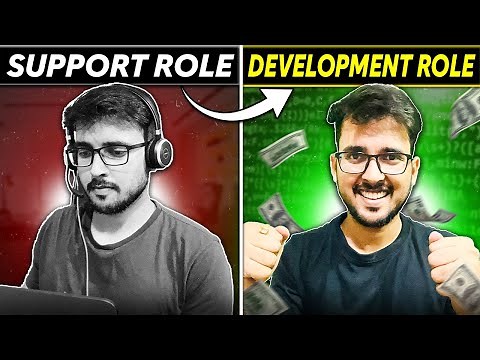 Career Transition: Switching from Support to Developer Role Made Easy | Complete guidance #developer