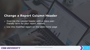 Another great Quick Base capability you don't want to miss: changing a report column header feature. More tips can be found on our new community: https://bit.ly/2LERiXc | Quickbase | Facebook