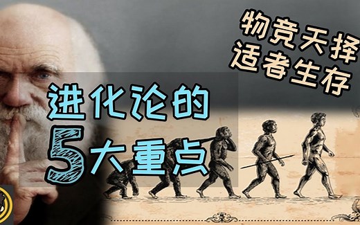 物种起源 - 达尔文进化论的五大重点