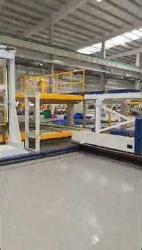 transformer core stacking system with loading trolley #transformermaking #trafo #corecutting