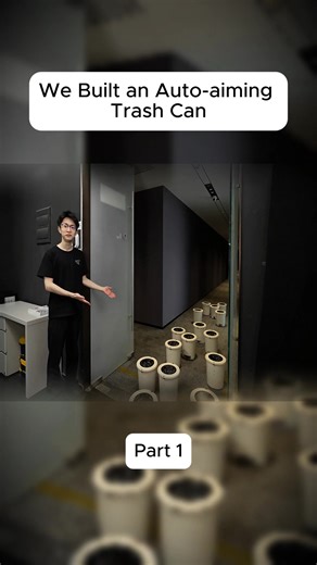 Innovative Auto-Aiming Trash Can Design