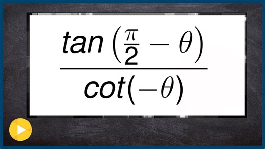 How to use trig identities to divide two trig functions