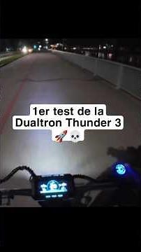 1er TEST DE LA DUALTRON THUNDER 3 💀🚀 #dualtron #test #kukirin #trottinette #electricscooter