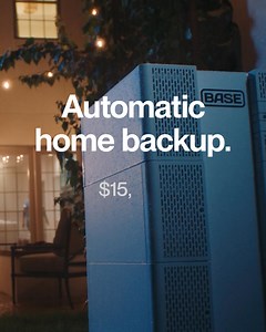 Tired of your power going out and your bill going up? See why Texas homeowners are switching to Base. - Backup battery that works automatically backs you up during outages - Helps lower your monthly power bills - Up to 95% more affordable than comparable generators | Base Power Company