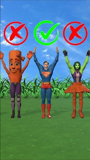 Superman, Bing Bella Sahurina & Miss Hulk Funny Moments #familyfun #animation #short #slycaptain