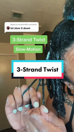 Reply to @nicolehn16 3 strand twists #naturalhair #twists #three #FriendsReunion #fypシ