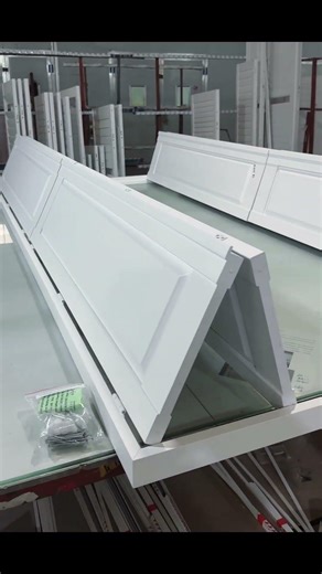 Custom Solid Panel Shutter Door | Made for Client Projects #plantationshutters #oemmanufacturer