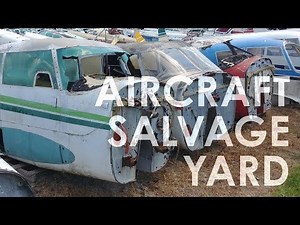 An Aircraft Salvage Yard in North Texas