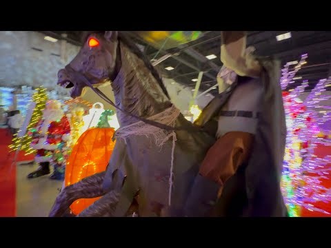Transworld 2025 Headless Horseman Halloween Prop animatronic show display animated spirit Tekky SVI