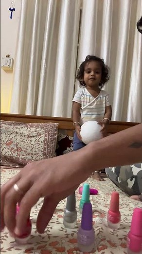 🎳 Baby Bowling Fun | Advik’s Lipstick Bottle Bowling Challenge 🍼😂