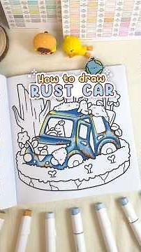 Southern Lotus | How to draw rust car for beginners #coloringbook #coloring #coloringtutorial