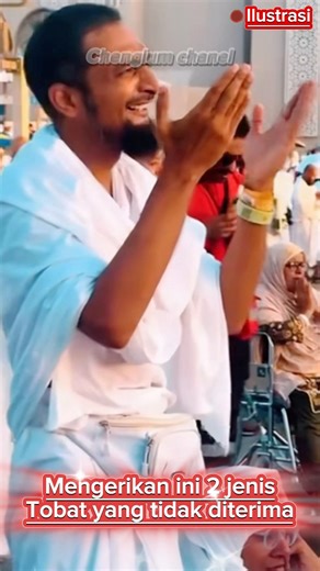 Mengerikan inilah 2 jenis tobat yang tidak di terima #hatihati #tobat #shortvidio