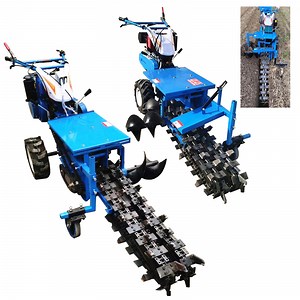 [Hot Item] Fiber Optic Cable Chain Trenching Ditch Machine Price Machinery Attachments