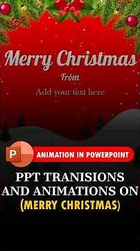 Create Magical Christmas Animations in PowerPoint! 🎄✨