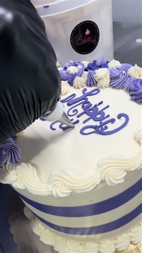 3 layer confetti cake with cheesecake #baking #hobby #cakedecorating #baking #foryoupage