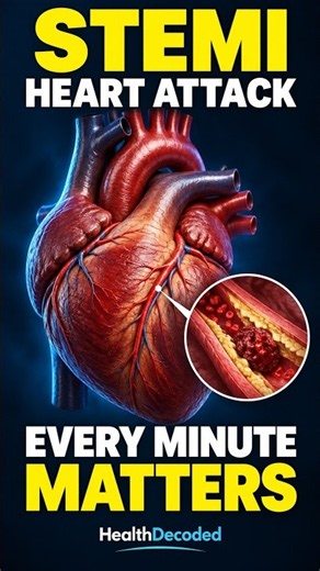 STEMI Heart Attack Explained 🫀 | Why Every Minute Matters