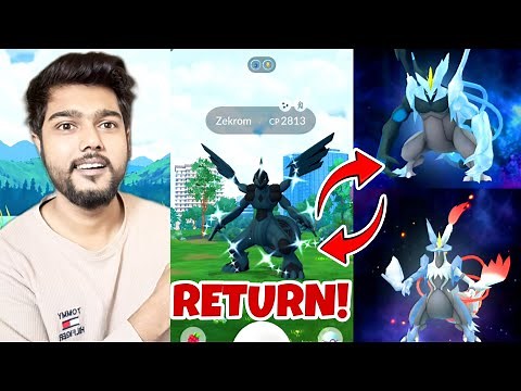 Finally! White And Black Kyurem Return In Pokémon Go| GO WILD AREA 2025