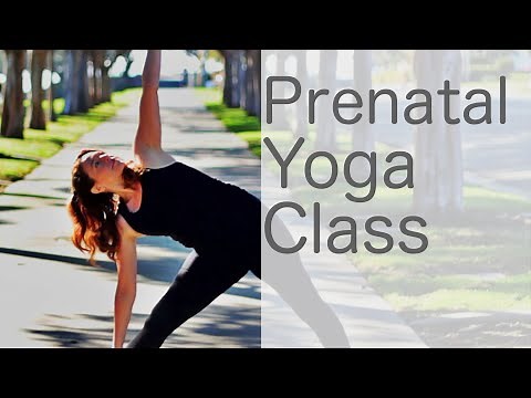 30 Minute Yoga Class (Prenatal yoga class online) | Fightmaster Yoga Videos