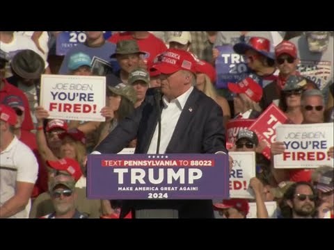 Watch: Donald Trump Shot at Rally in Pennsylvania (raw video)
