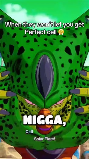 Never let cell transform #dbz #sparkingzero