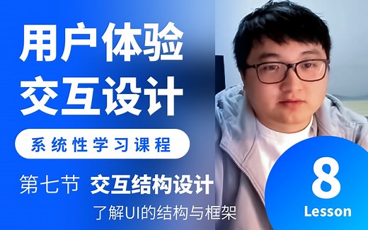 用户体验与交互设计-系统学习课程-第八节 了解UI的结构与框架 认识基础设计原理-萤火学院