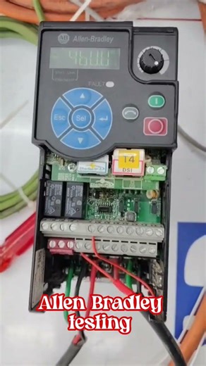 Allen Bradley VFD testing #automation #electrical #testing