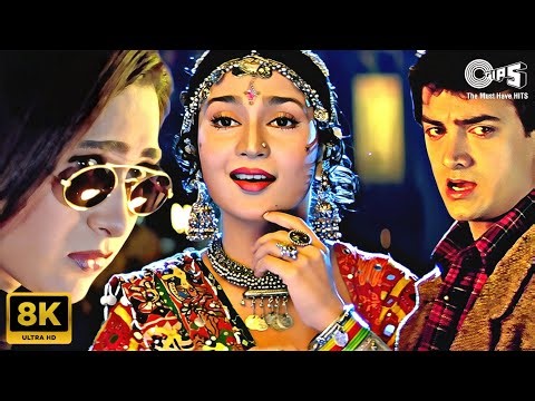 Pardesi Pardesi - 8K Video Raja Hindustani Aamir Khan, Karisma Kapor Udit Narayan, Alka Yagnik