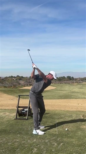 Notice there was just one full swing at the end