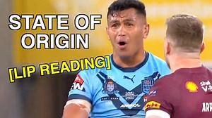 A bad lip reading of the #stateoforigin 🏉 | Hi Josh