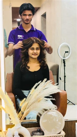 Hair colour so Preety looks change the face 🌈🎨🎨💇‍♀️🍒🍒 #colorbeauty #colorcrush #healthycolor